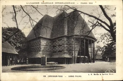 Camerun-Togo — O Grande Palácio — Exposição Colonial Internacional — Paris 1931