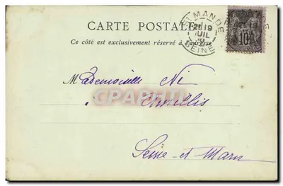 O Pavilhão do Transvaal — Exposição Universal de 1900 — ND Pbot — Verso