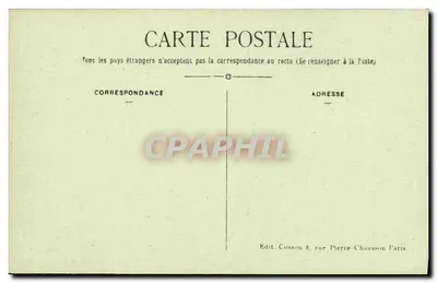 Paryż — Widok z Panteonu (strona północna) — C.M. n°374 — Rewers