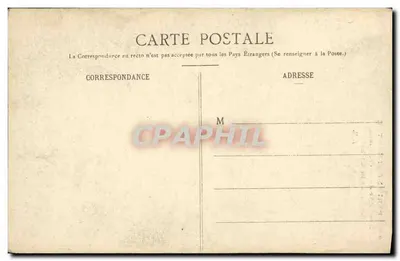 Paris-Montmartre — Basílica do Sagrado Coração, Estátua de São Miguel — J.H. n°010 — Verso