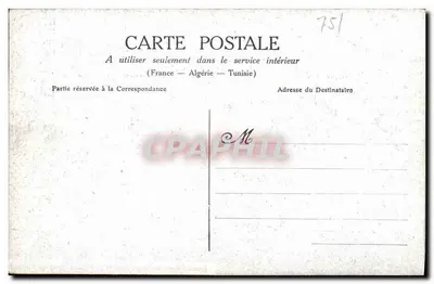 Inundações de Paris (Janeiro de 1910). O Quai de Grenelle — Verso