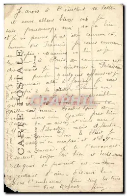 Inondations de Janvier 1910 — Gare St-Lazare - Cour de Rome — E.M. — Verso