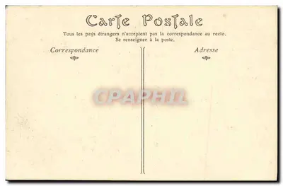 Bois de BOULOGNE — Château de Bagatelle — ND Phot — Verso