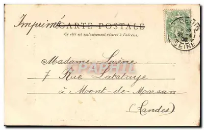 Saint-Denis — Basilique. La Net — F. Pocrymant, 37, rue Faidherbe, Paris — Rewers