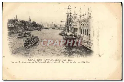 Vue sur la Seine — Exposition Universelle de 1900 — ND Phot