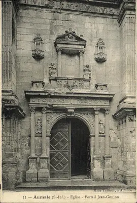 Aumale (Sul) - Igreja - Portal Jean-Goujon — Sra. TalHeur, em Aumale