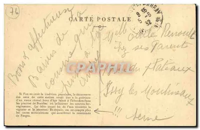 Forges-les-Eaux (S.-Inf.) — Estação Termal — Interior da Gruta onde são feitas as Cures — Casino — Verso