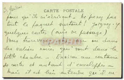 Neufchâtel-en-Bray (Seine-Inf.) — Portal Katedry Najświętszej Maryi Panny — Foto Noury, wydawca R. Join — Rewers