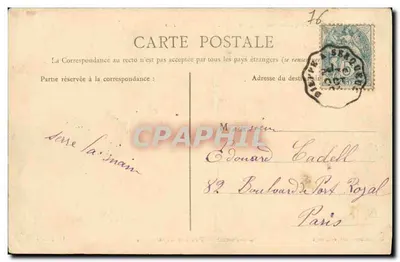 Neufchâteau-en-Bray, Saint-Vincent — Fontaine Sainte-Claire — O. Villiers-Leteuvre, édit. — Verso