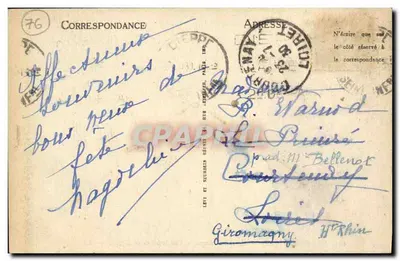 Varengeville - Manoir d'Ango - Vue prise de la Loggia - LL — Verso
