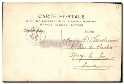 Castelo de Mesnières — cliché A. Courtin — editor não visível — Verso