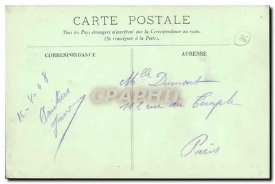 Mesnil-Val — Widok zatrzymany z Peronu Tramwaju — LL. — nr 72 — Rewers