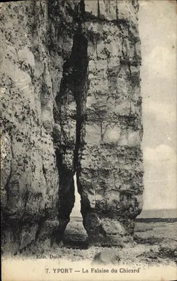 Yport — A Falésia do Chicard — Edit. Dutot, n°7