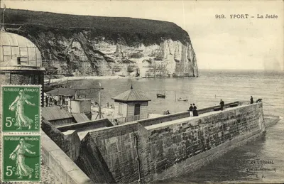 Yport — A Ponta — Editor L. J. (Seine-Inférieure)