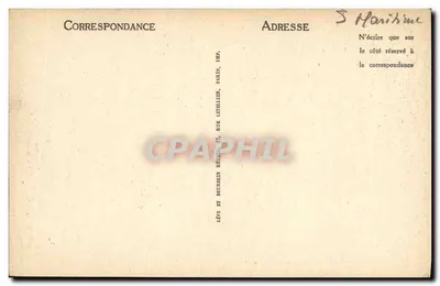 Ruine dell'Abbazia di Jumièges — Nef della chiesa — Editore Lévy et Neurbein, Parigi — Verso