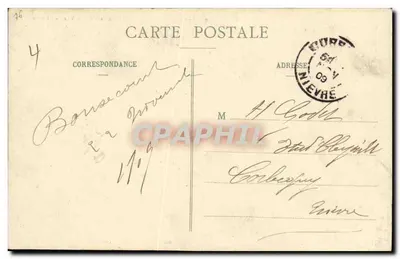 BONSECOURS — Widok z Plateau — C.V. 620 — Rewers
