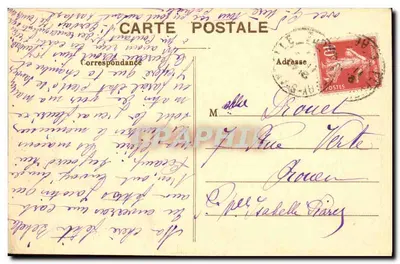 BONSECOURS - Widok z Plateau — C. V. - 620 - Okolice ROUEN — Rewers