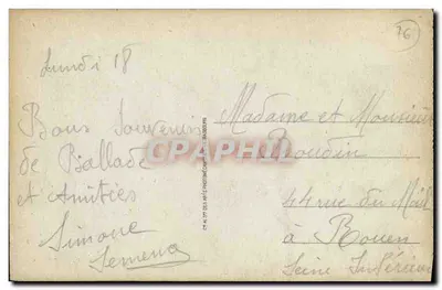 Dieppe — Plaża i baseny przy pełnej mierze — CAP — Rewers