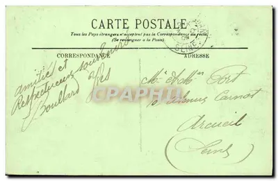 Dieppe — Widok na przystani w czasie pływu — LL. — Rewers