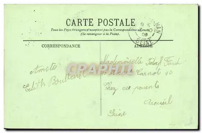 Dieppe — Port i wieża kościoła Świętego Jakuba — LL. n°239 — Rewers
