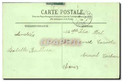 Dieppe — Panorama z katedry św. Jakuba — LL. nr 397 — Rewers