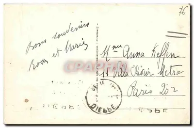 Dieppe — Ogólny widok kasyna — Wydawca C. d'Art des Arts Plastiques, nr 1 — Rewers