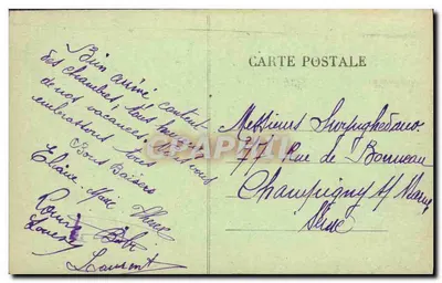 Dieppe — Chalutery w Przyluży — Wyd. J. Garder — Rewers
