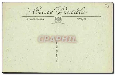 Étretat — Falaise d'Amont — Widok z Trou à l'Homme — LL. — N° 29 — Rewers