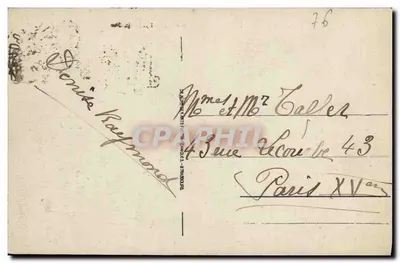 Trouville - Kasyno - Widok na port i plażę - Deauville — Rewers