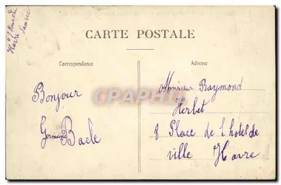Nice-Hâvrais — Pałac Regat i Pałac Handlowy — Wydawca Ste-ADRESSE n°62 — Rewers
