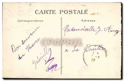 Sainte-Adresse — La Hève z plaży — G. F., Le Havre, n°103 — Rewers