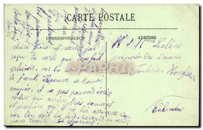 Sainte-Adresse — Het Handelspalace — LL. — N° 611 — Achterkant