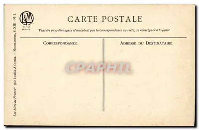 Fécamp — O Porto Bégnny — Louise Abbema — Verso