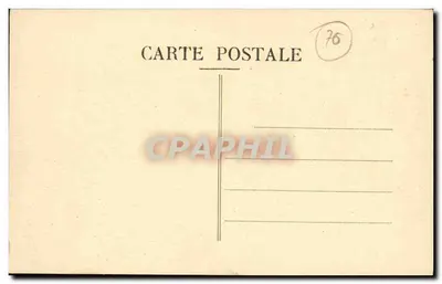 Cour d'Honneur, en Fécamp — vista del Salón — Edición de la Bénédictine, n°15 — Reverso