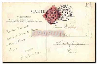 Falisy przy Trou au Chien — FECAMP (Seine-Inférieure) — L. J. — Rewers