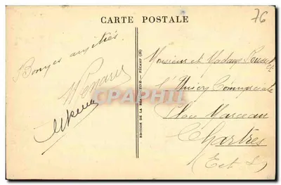 La Bénédictine à Fécamp — Vue générale prise du square — N° 5 — Éditeur : La Bénédictine à Fécamp — Verso