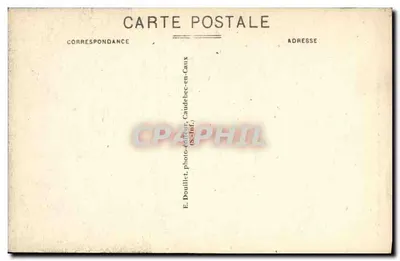Caudebec-en-Caux (Sul do Inferior) - A Catedral — editor E. Douillet — Verso