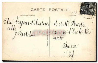 Château d'AMBOURVILLE — Chapiteaux du Couloir (XVIe siècle) — Éditeur BHD — Verso