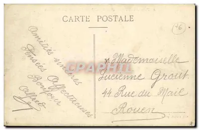 Saint-Denis-d'Aglon (S-Inf.) — Zamek — Wydawca Giffard, sklep z warzywami — Rewers