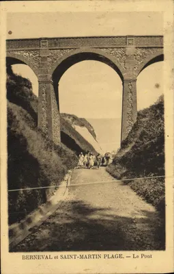 Berneval e Saint-Martin Plage — O Ponte