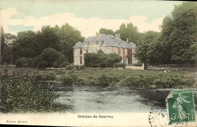 Castelo de Gournay — vista sobre o rio — Maison Arnout