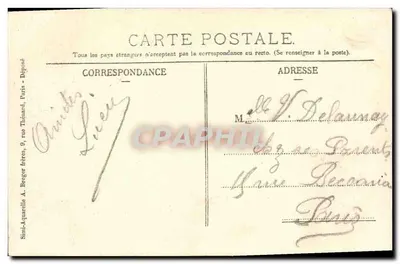 Castelo de Gournay — vista sobre o rio — Maison Arnout — Verso