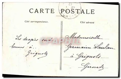 VILLEQUIER (Seine-Inférieure) — O Castelo — editor não visível, número de série não visível — Verso