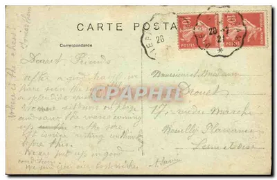 Saint-Pierre-en-Port — A Falaise d'Amont à maré baixa — O LITORAL (Seine-Inférieure) n°1135 — Verso