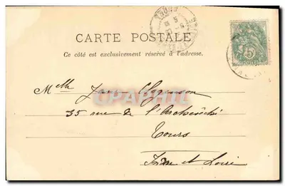 Auzouville-sur-Ry — Castello dei Lesques — Gioielleria-cartoleria Alph. Blottiére, a Ry — Verso
