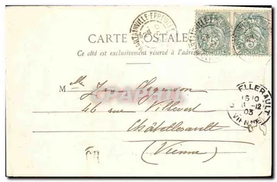 La Neuville-Champ-d'Oisel (Seine-Inf.) — Zamek — G. Saint-Pierre, wydawca z Pont-St-Pierre — Rewers
