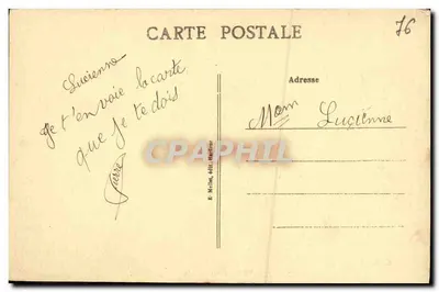 Beaurepaire (S.-Inf.) — La Chiesa — Col. Millet — Verso