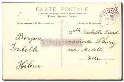 Castelo de Auffay — Yvetot, Seine-Maritime — Edição de Yvetot — Verso