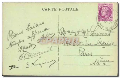 Amfreville-la-Mi-voie — Die Kirche — Ansichtskarte Nr. 576 — Rückseite