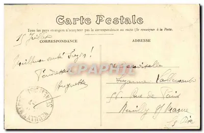 Varengeville — Gorge de Morville — A. D. Succession — Verso